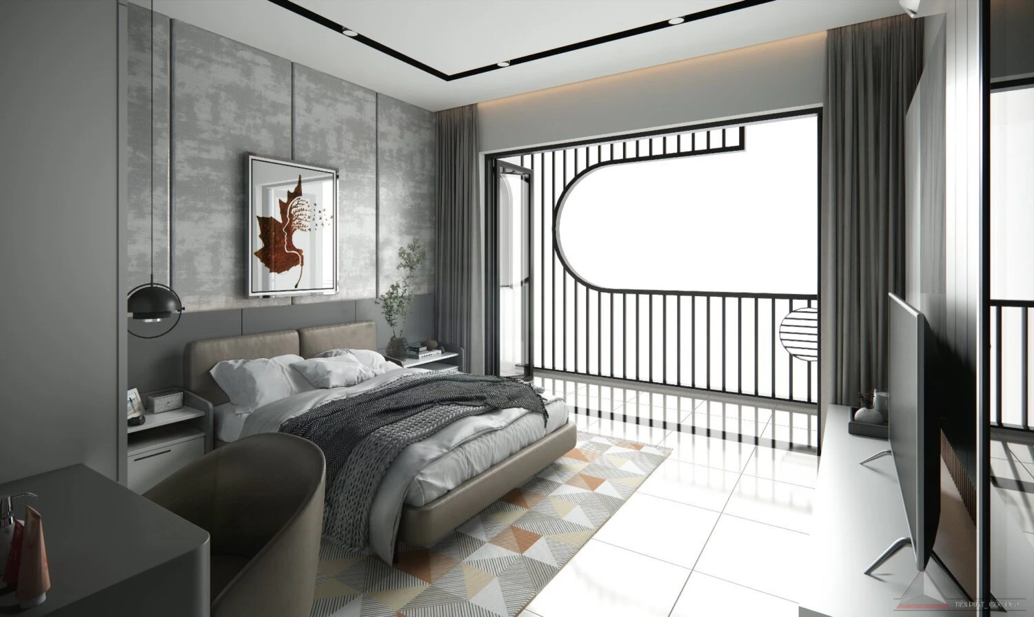 Bedroom Free Sketchup Models Download Modern ID 101000639 (Tien Phat)
