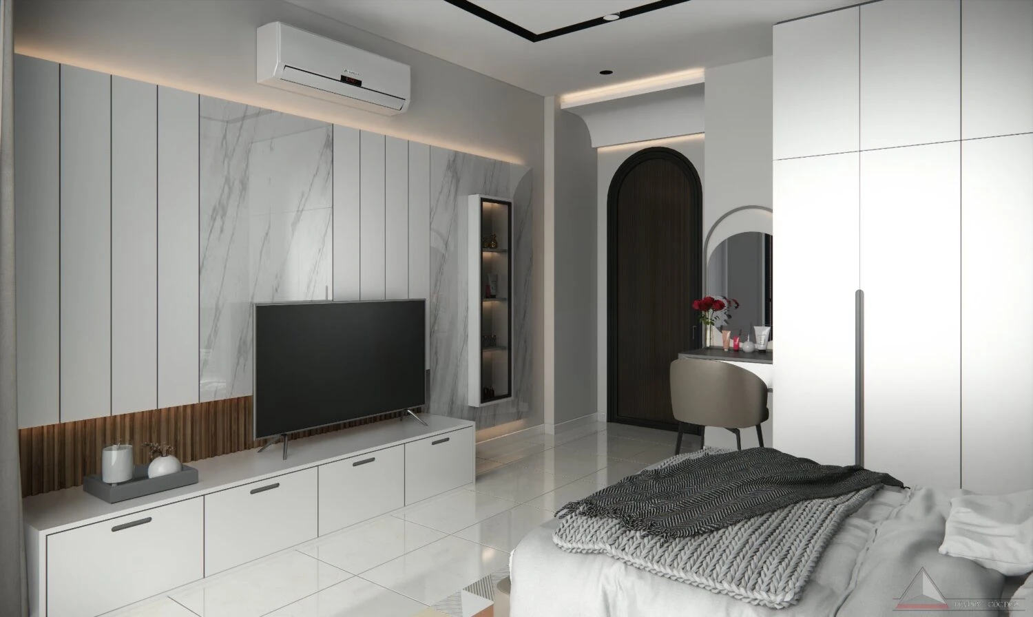 Bedroom Free Sketchup Models Download Modern ID 101000639 (Tien Phat)