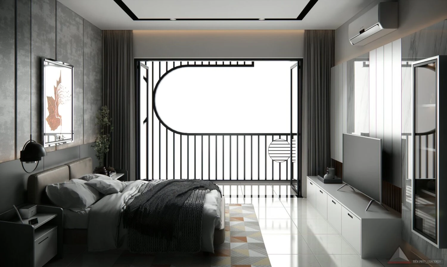 Bedroom Free Sketchup Models Download Modern ID 101000639 (Tien Phat)