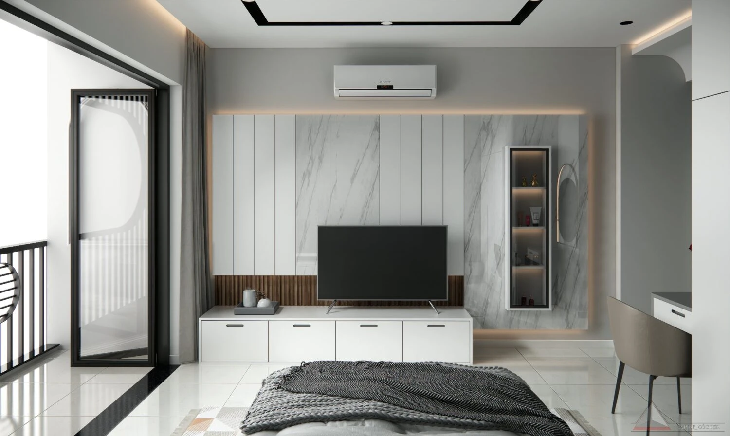 Bedroom Free Sketchup Models Download Modern ID 101000639 (Tien Phat)