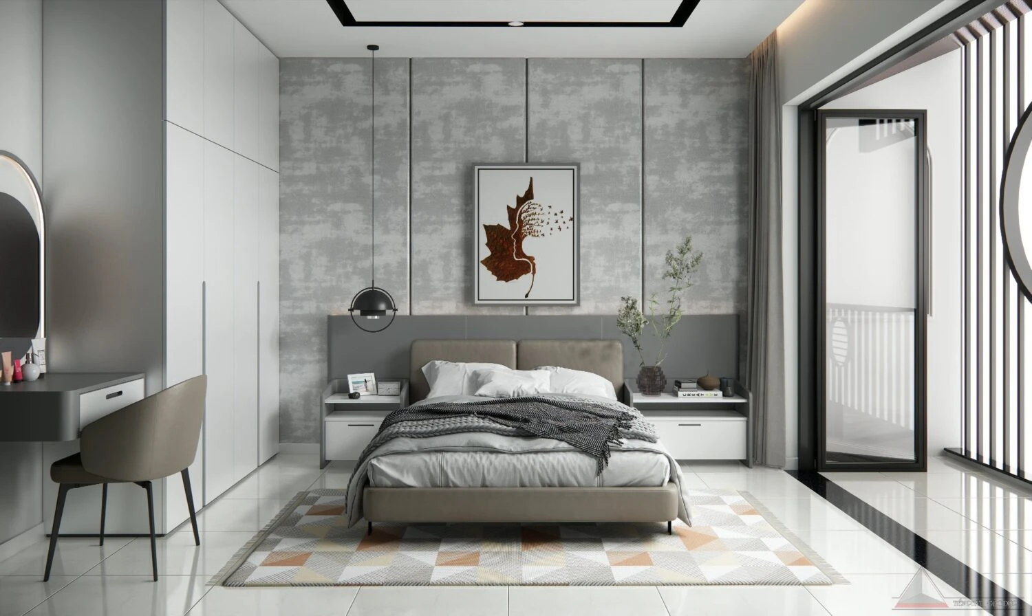 Bedroom Free Sketchup Models Download Modern ID 101000639 (Tien Phat)