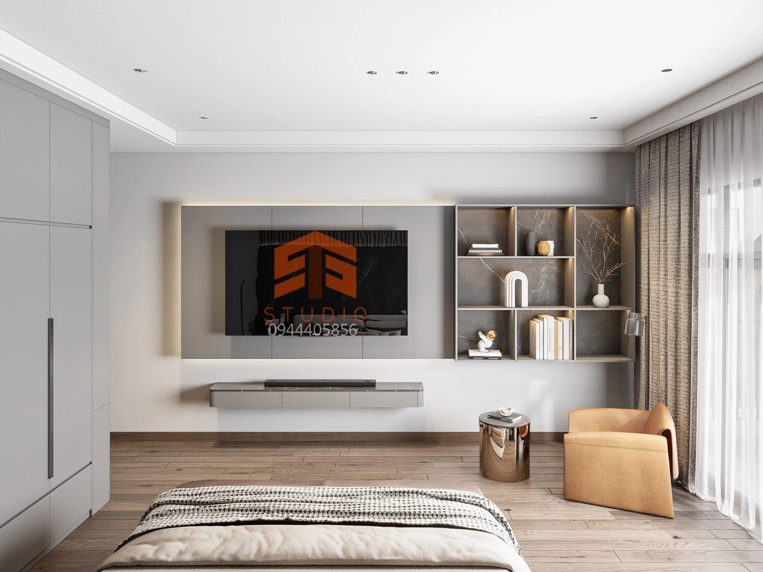 Bedroom Free Sketchup Models Download Modern ID 101000725 (Quang Sang)