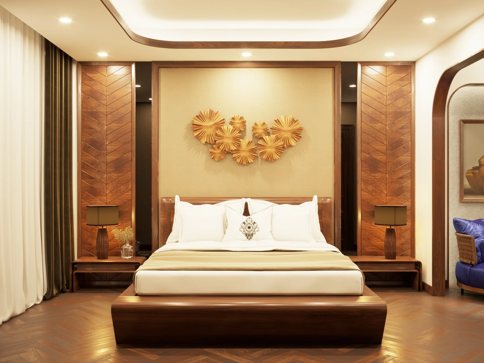 Bedroom Free Sketchup Models Download Vray Modern ID 101000366 (Dong Kien)