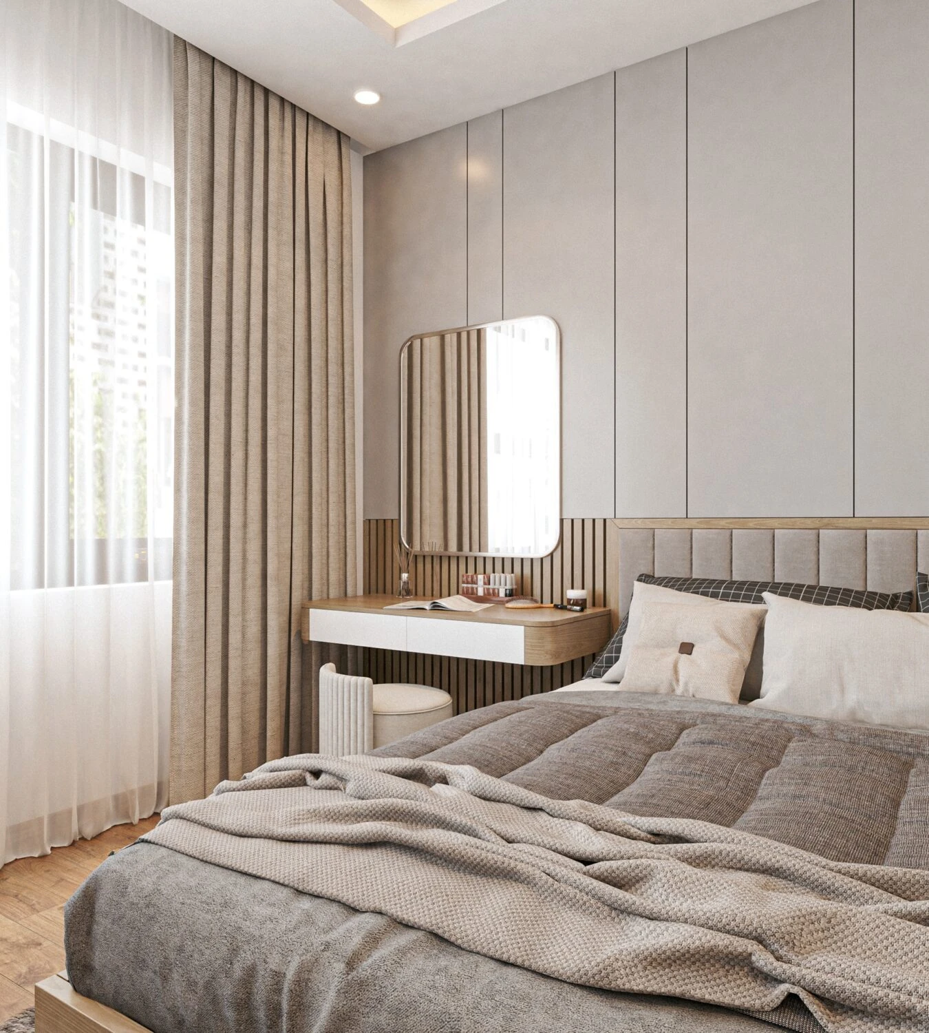 Bedroom Free Sketchup Models Download Vray Modern ID 101000629 (Kts Nghiathan)