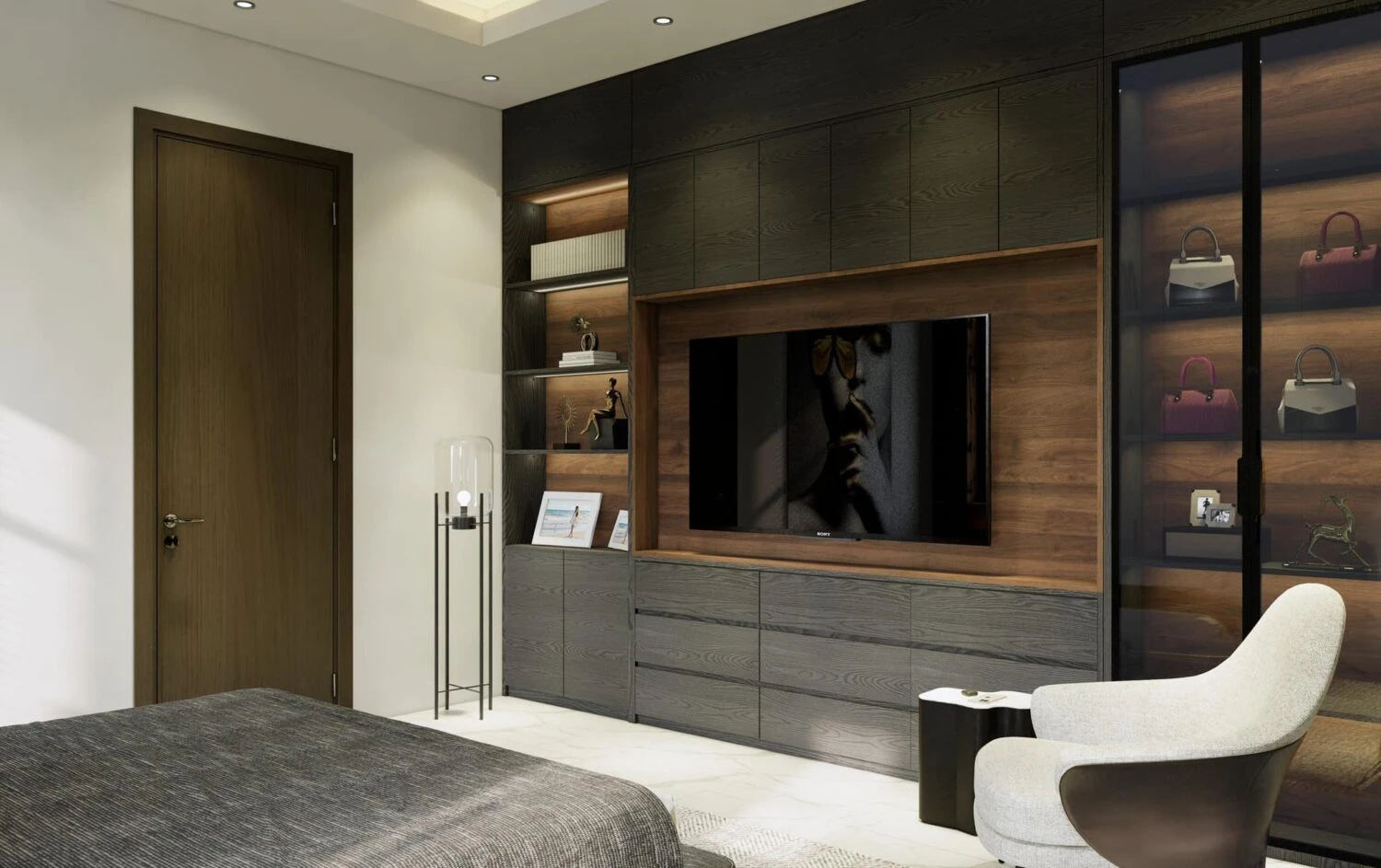 SketchUp Free Bedroom Free Sketchup Scene Download Enscape Modern ID 101000694 (Kim Phong)