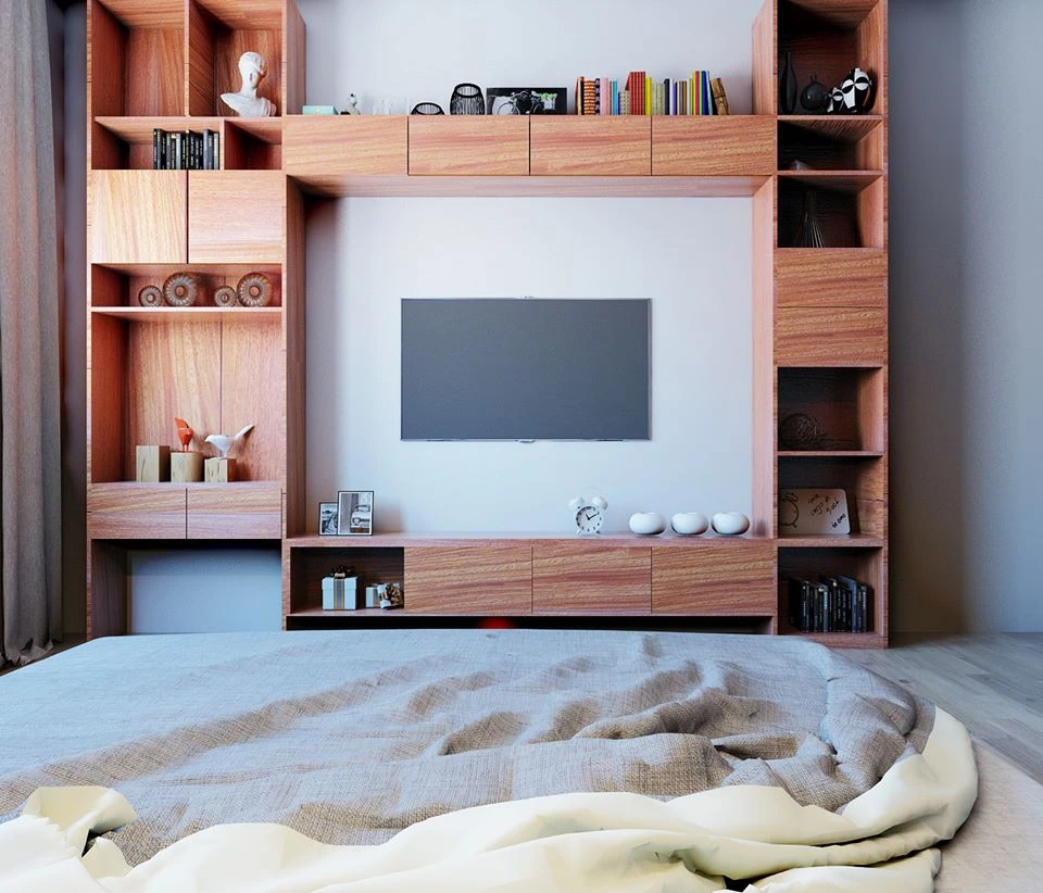 Bedroom Free Sketchup Scene Download Modern ID 101000325 (Binh Thanh Tran)