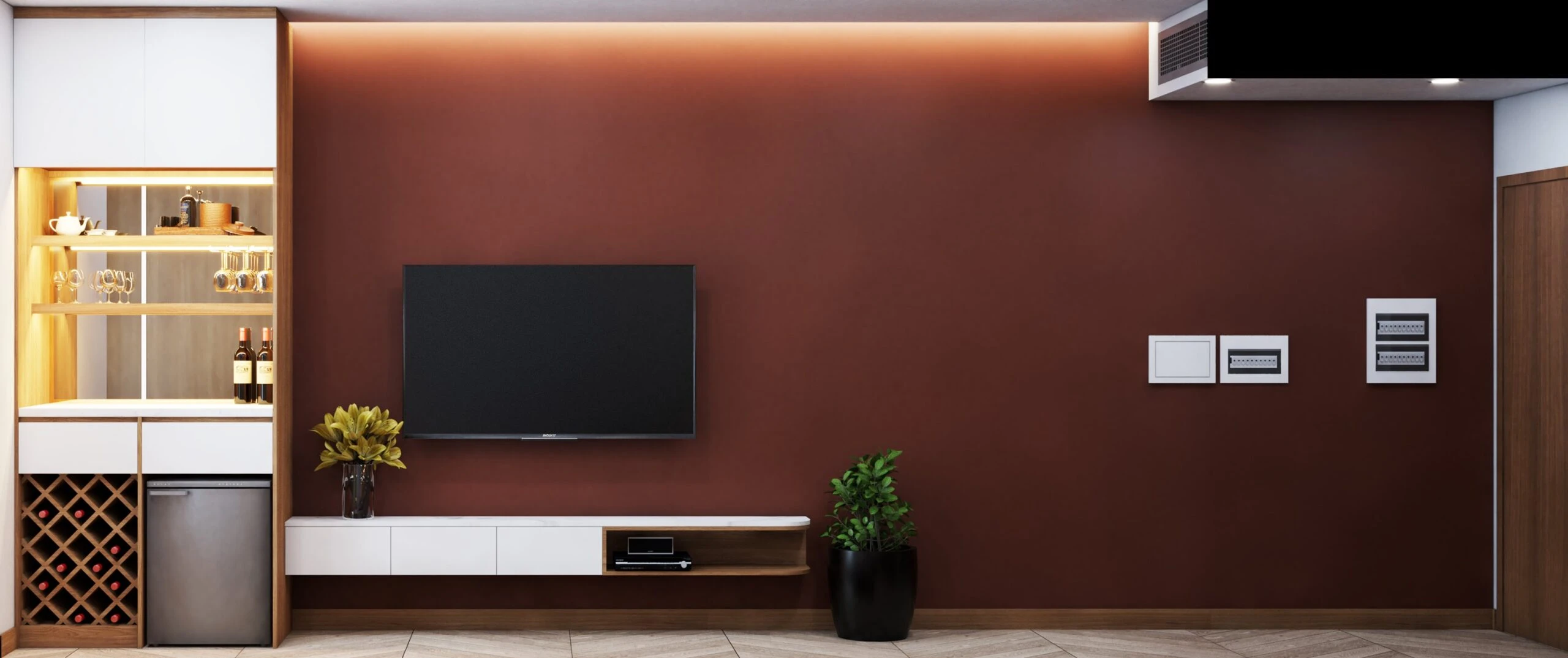 Bedroom Free Sketchup Scene Download Modern ID 101000434 (Q.H.T Studio)