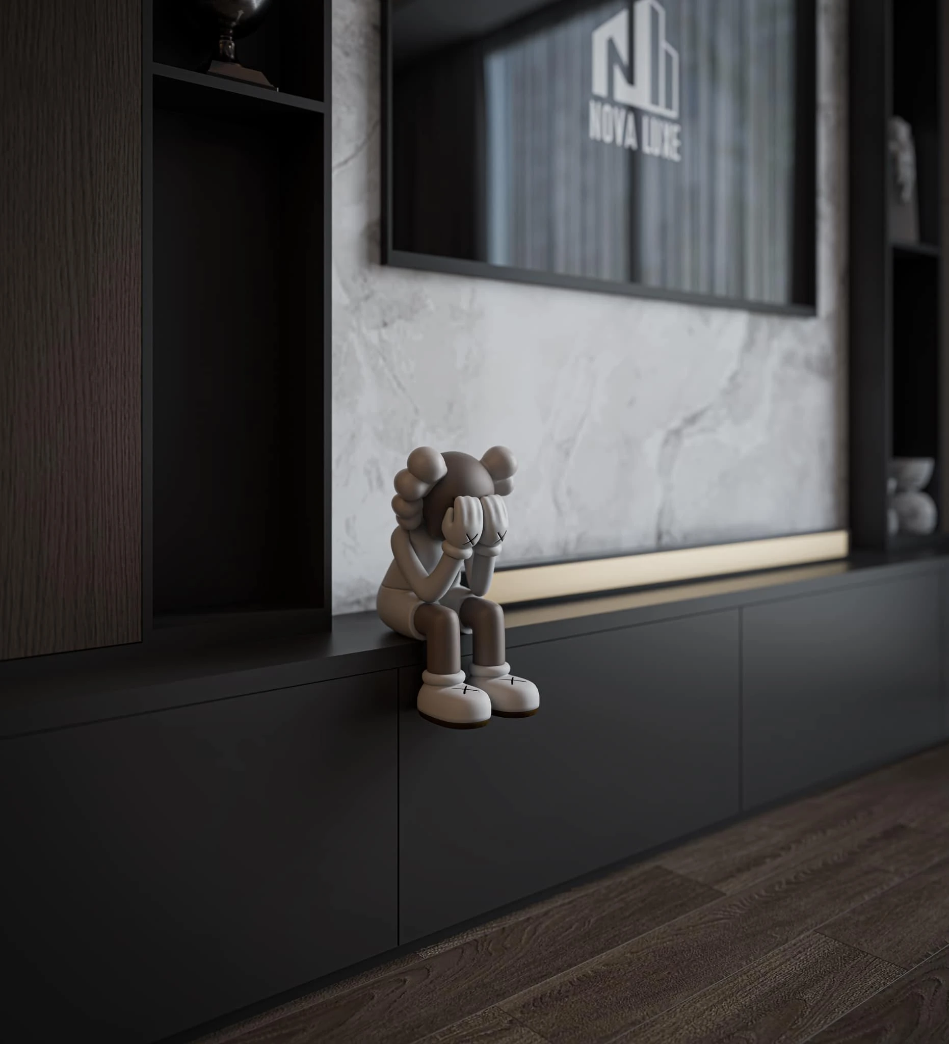 Bedroom Free Sketchup Scene Download Vantage Modern ID 101000754 (Nguyen Tien)