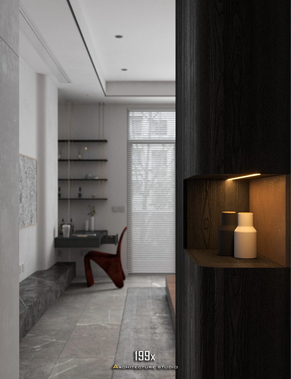 SketchUp Free Bedroom Free Sketchup Scene Download Vray Modern ID 101000724 (My Hong Vu)