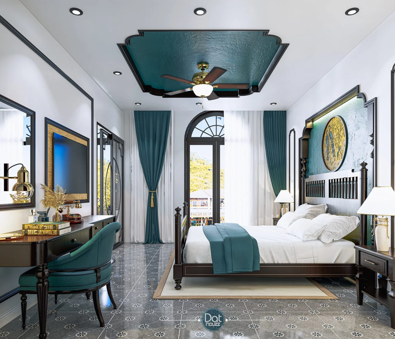Bedroom Indochine Enscape Model Free Download ID 101000592 (Dat Houzz)