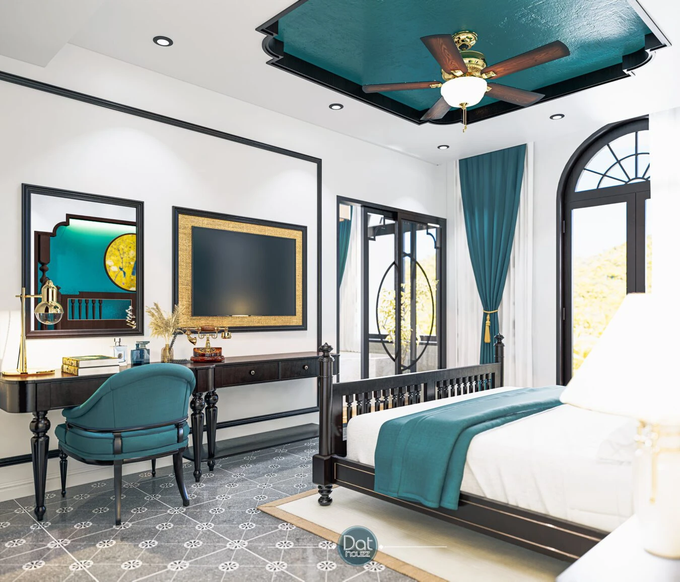 Bedroom Indochine Enscape Model Free Download ID 101000592 (Dat Houzz)