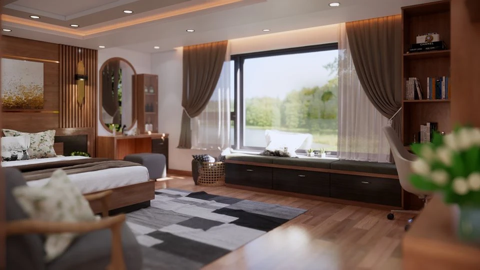 Bedroom Modern Enscape Free Sketchup Scene Download ID 101000265 (Dat Houzz)