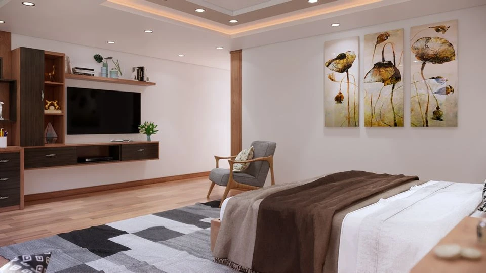 Bedroom Modern Enscape Free Sketchup Scene Download ID 101000265 (Dat Houzz)
