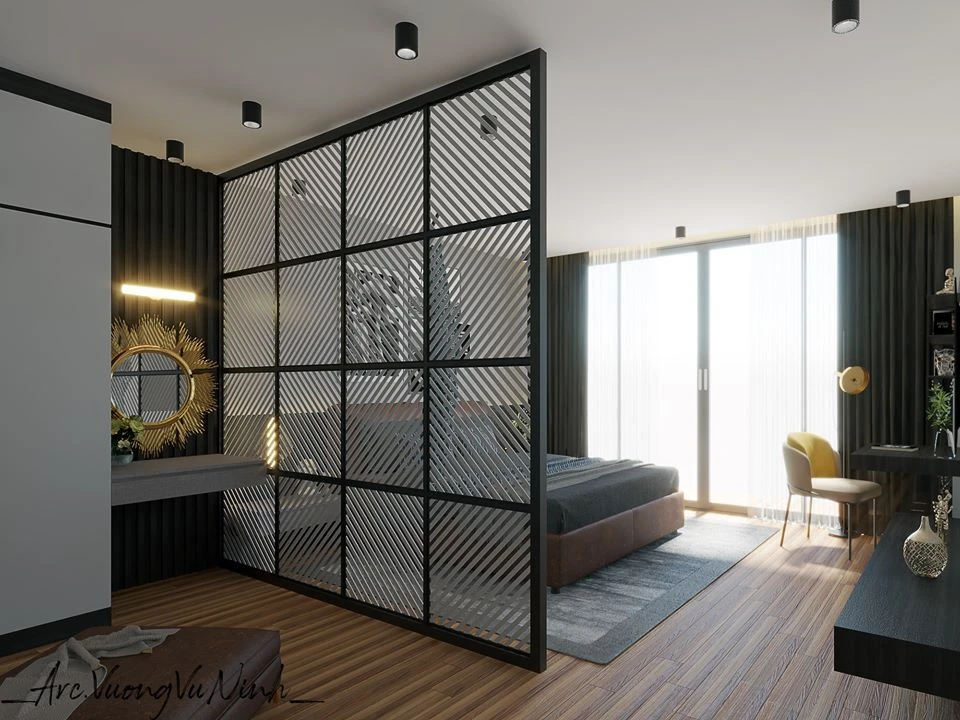 SketchUp Free Bedroom Modern Enscape Model Free Download ID 101000313 (Vuong Vu Linh)