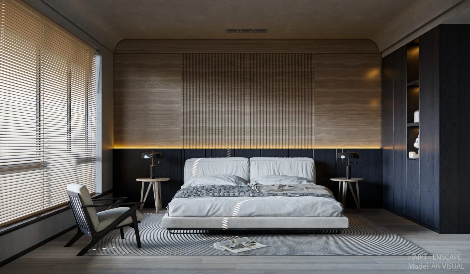 Bedroom Modern Enscape Sketchup 3d Models Free Download ID 101000677 (Pham Tuan Hai)