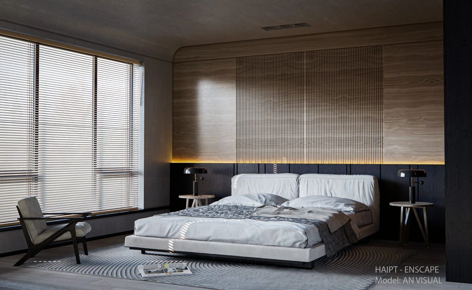 Bedroom Modern Enscape Sketchup 3d Models Free Download ID 101000677 (Pham Tuan Hai)