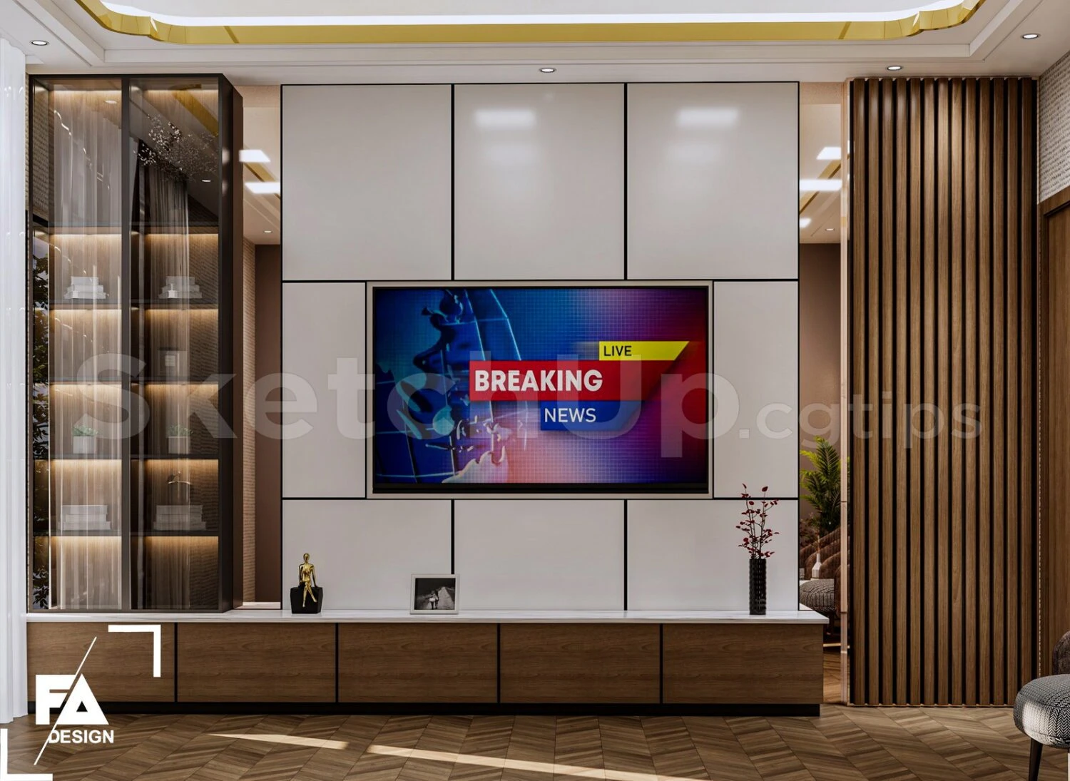 Bedroom Modern Enscape Sketchup Model Free Download ID 101000720 (FA Design)