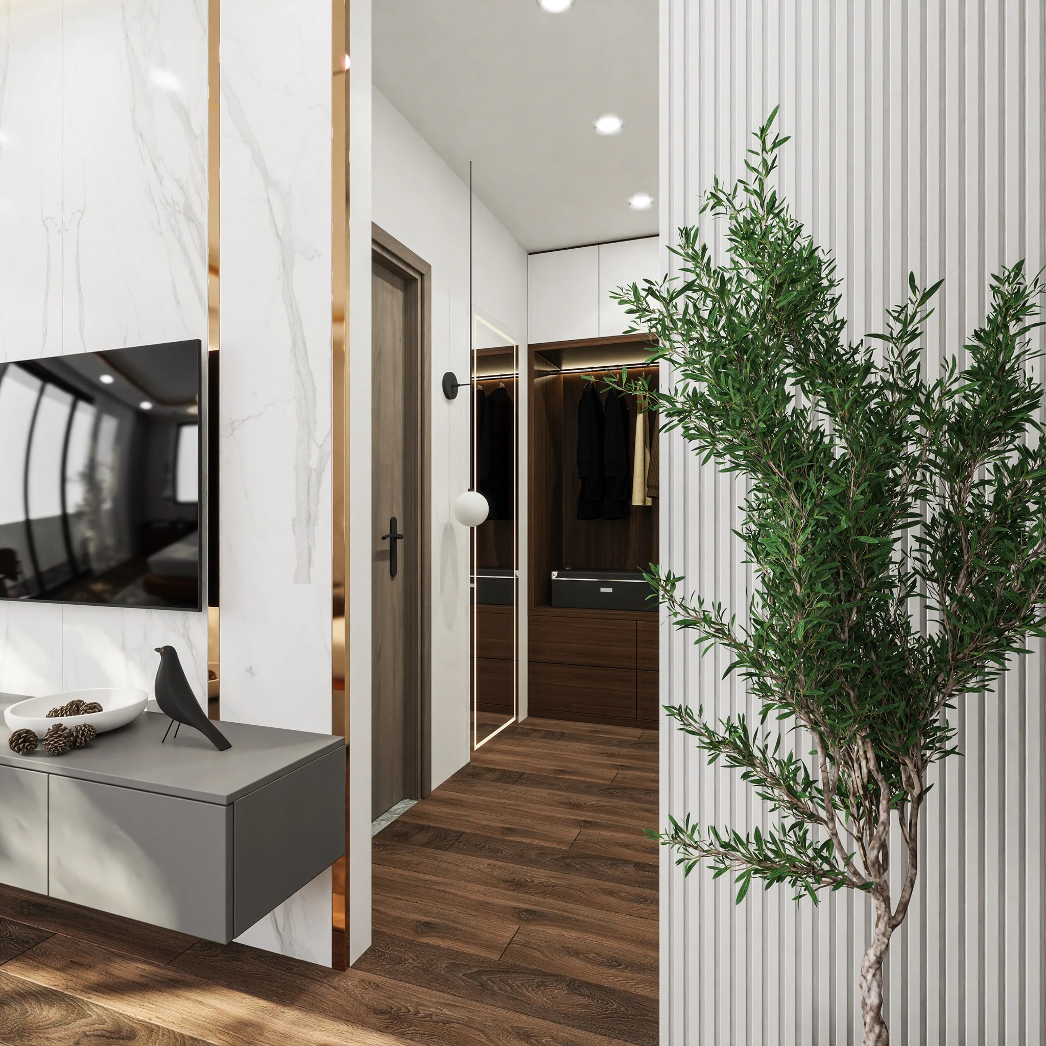 Bedroom Modern Enscape Sketchup Scene Download Free ID 101000414 (Quoc Vi Phan Phan)