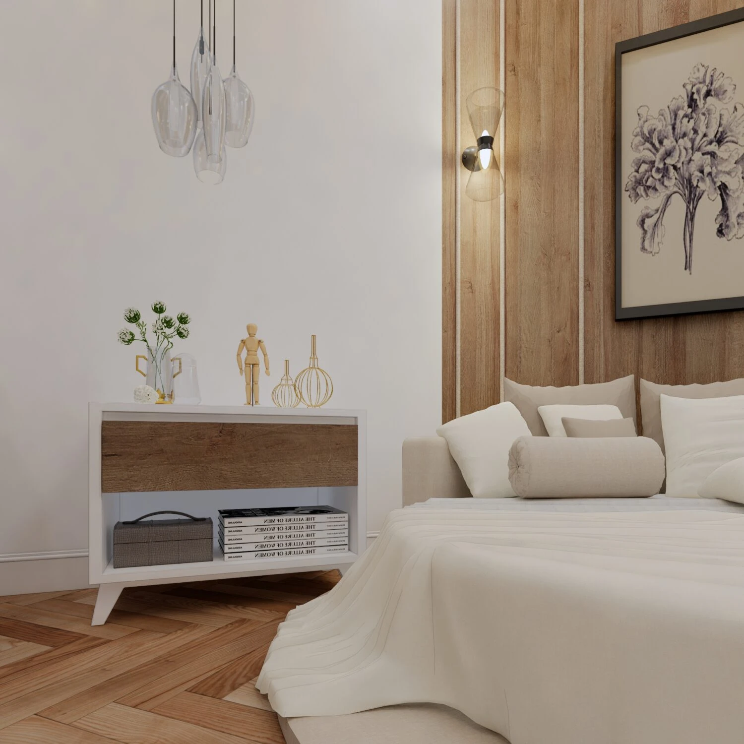 Bedroom Modern Enscape Sketchup Scene Free Download ID 101000668 (Nguyen Tuan)