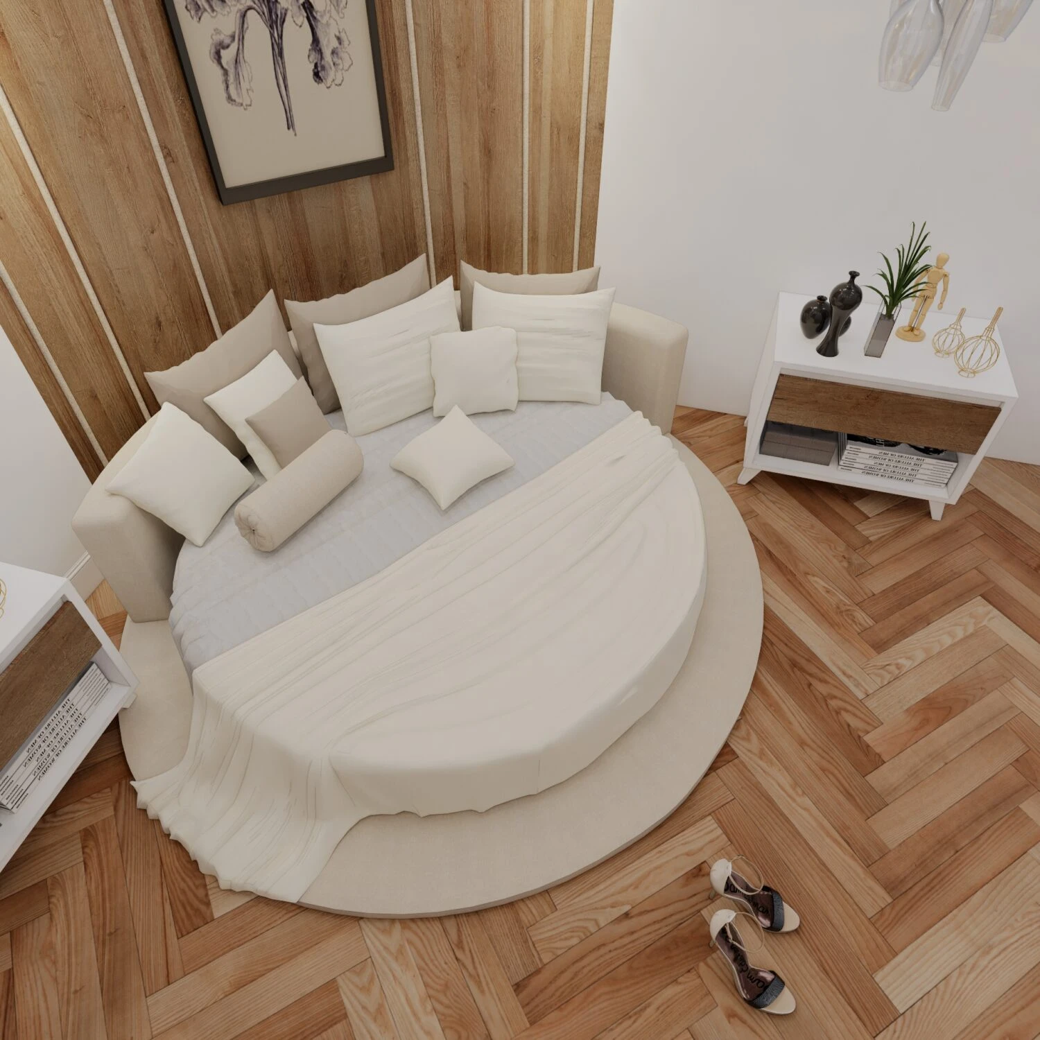 Bedroom Modern Enscape Sketchup Scene Free Download ID 101000668 (Nguyen Tuan)