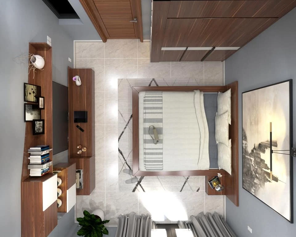 Bedroom Modern Free Sketchup Models Download ID 101000280 (Tran Phu Loc)