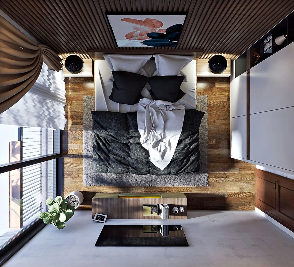 SketchUp Free Bedroom Modern Free Sketchup Models Download ID 101000296 (Kha Anh Tu)