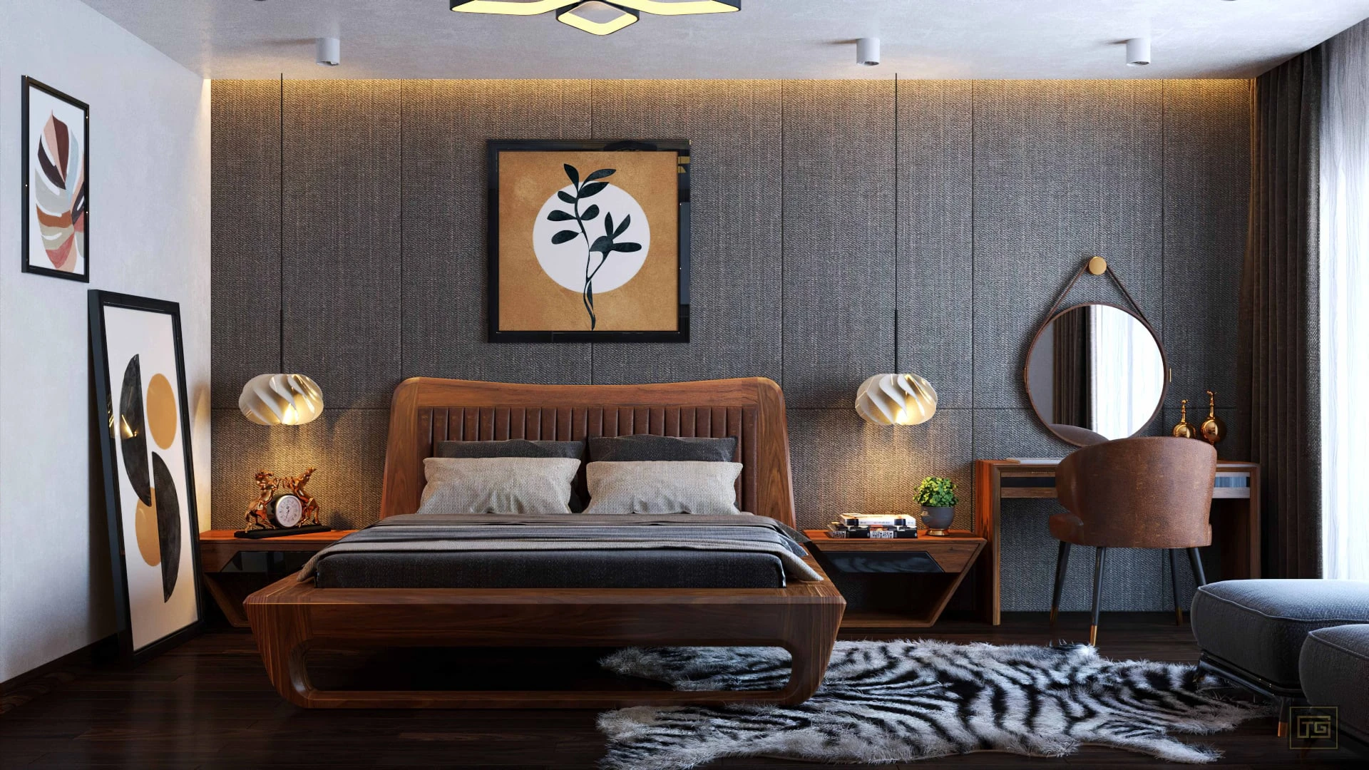 SketchUp Free Bedroom Modern Free Sketchup Scene Download ID 101000454 (Xuan Khanh)