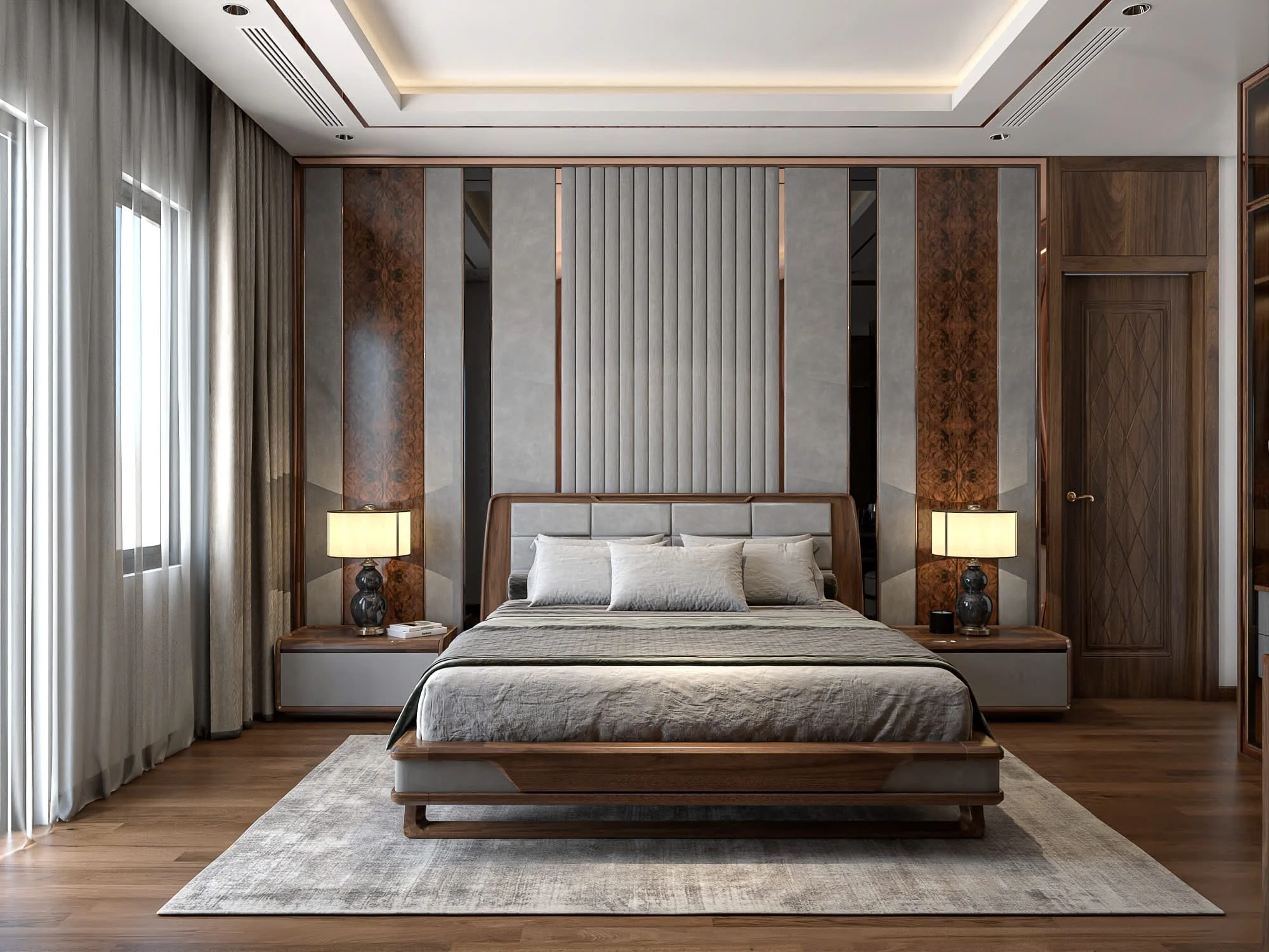Bedroom Modern Free Sketchup Scene Download ID 101000744 (Tran Tien)
