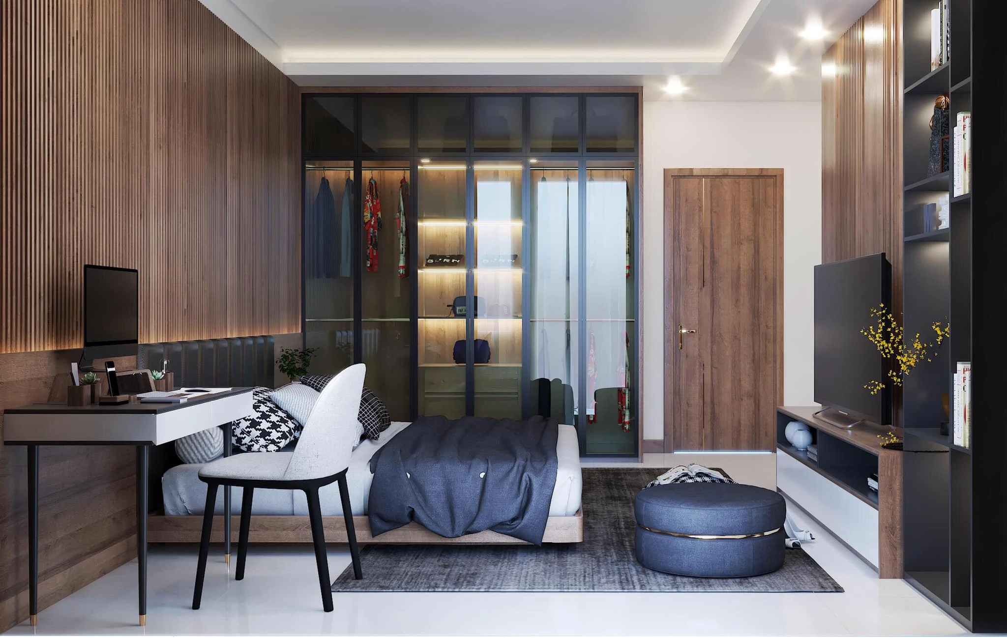 Bedroom Modern Sketchup 3d Models Free Download ID 101000368 (Vu Van Luong)