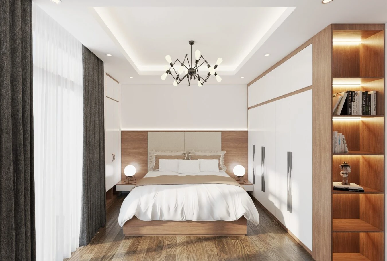 Bedroom Modern Sketchup Free Model Download ID 101000581 (Le Dinh Nam)
