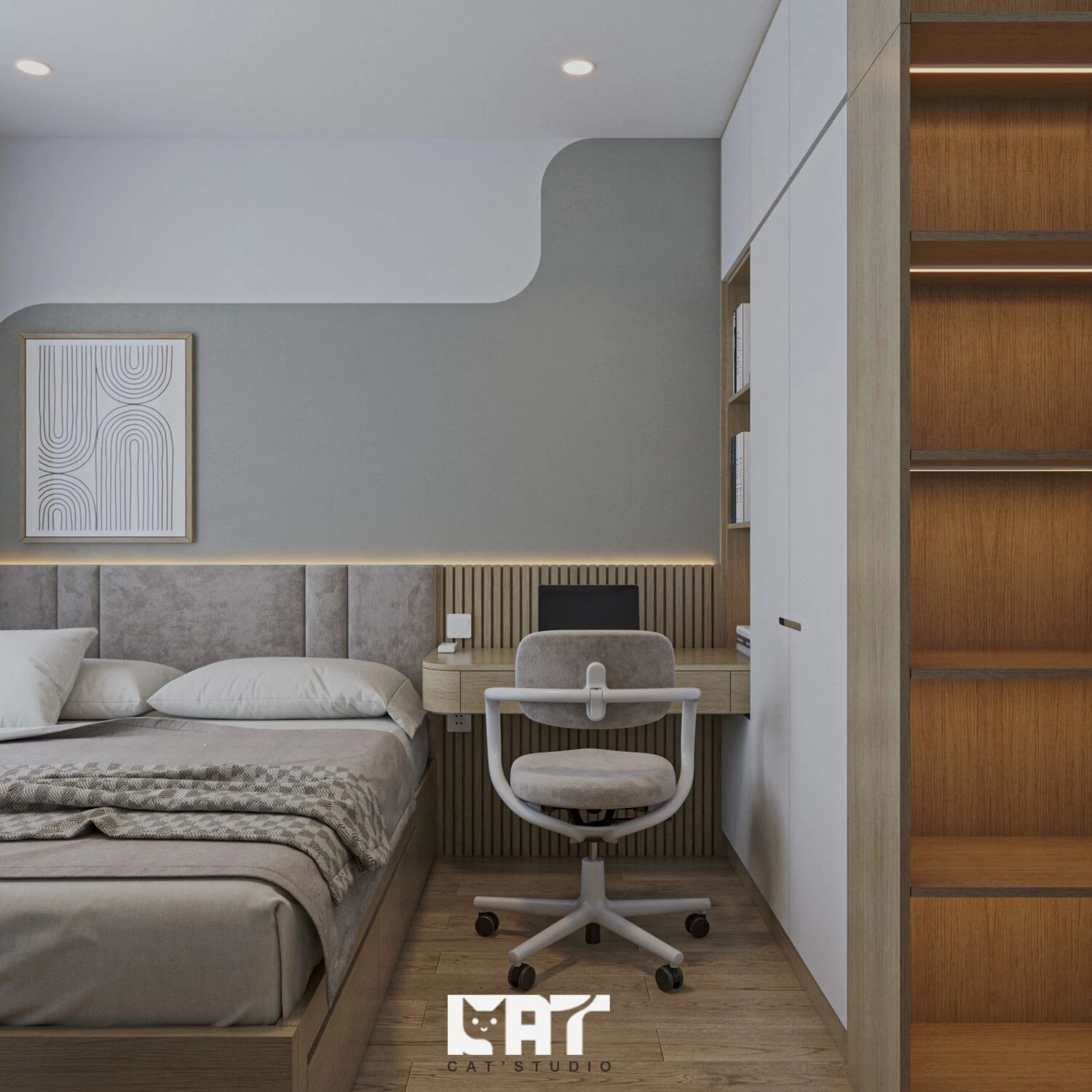 Bedroom Modern Sketchup Free Model Download ID 101000721 (Kts Nghiathan)