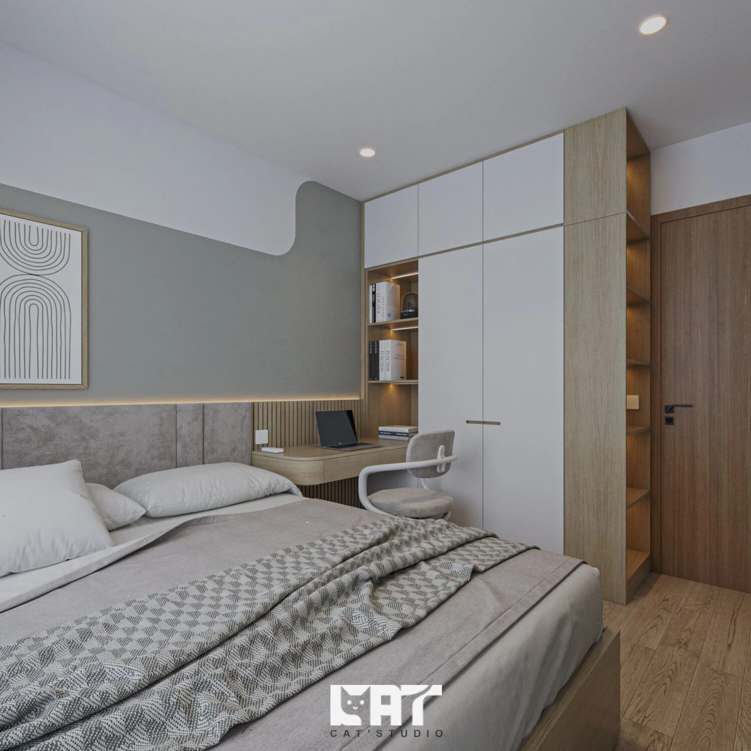 Bedroom Modern Sketchup Free Model Download ID 101000721 (Kts Nghiathan)