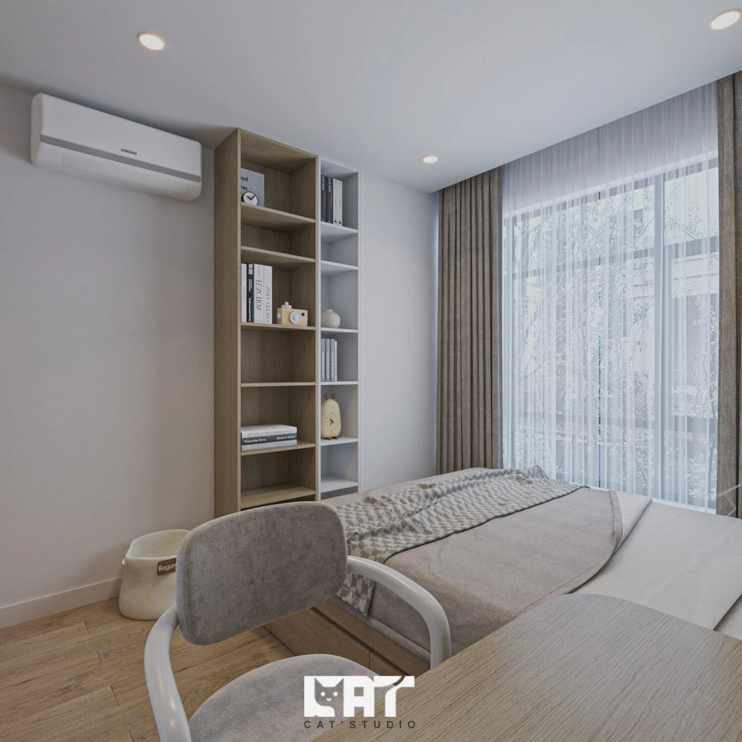 Bedroom Modern Sketchup Free Model Download ID 101000721 (Kts Nghiathan)