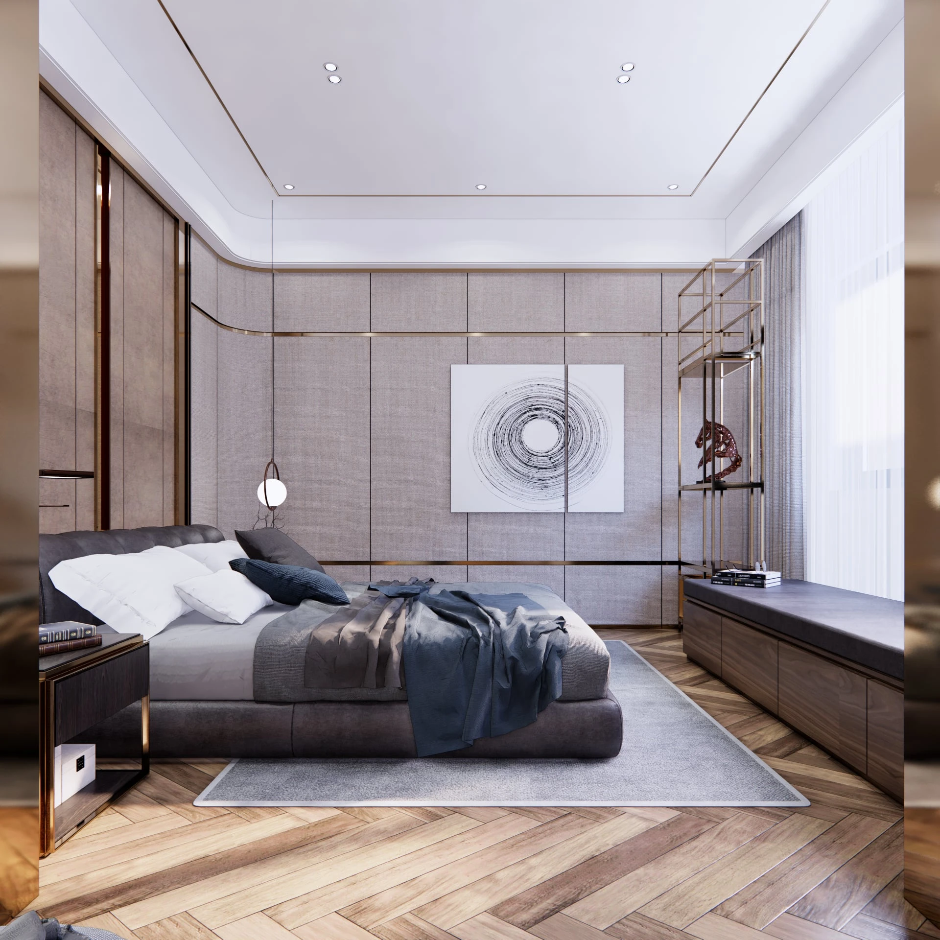 Bedroom Modern Sketchup Model Download Free ID 101000476 (Minh Duc)