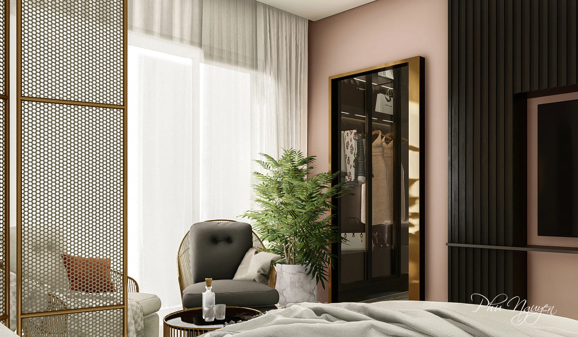 Bedroom Modern Sketchup Model Download Free ID 101000506 (Phu nguyen)