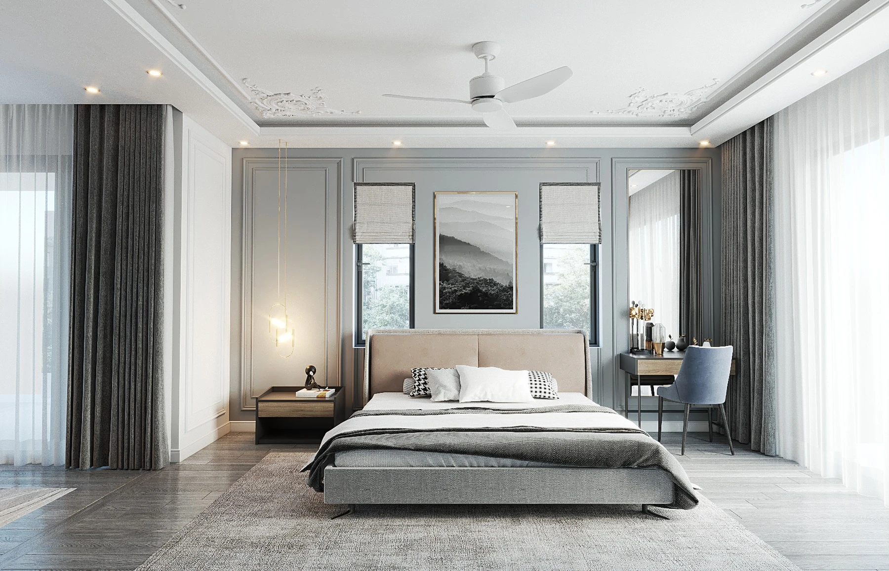 Bedroom Modern Sketchup Model Download Free ID 101000576 (Ha Anh)