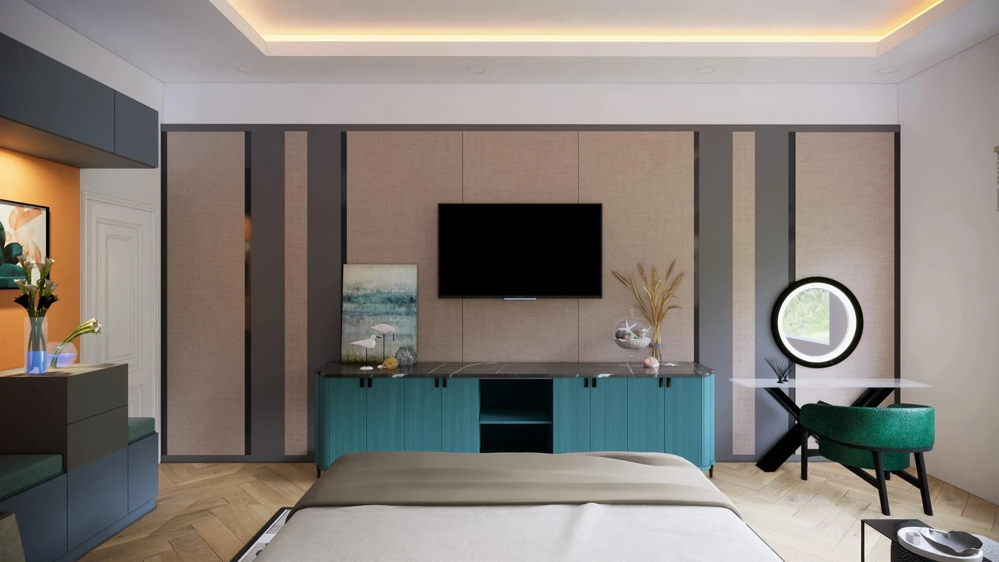 SketchUp Free Bedroom Modern Sketchup Scene Download Free ID 101000433 (Duong Duong)