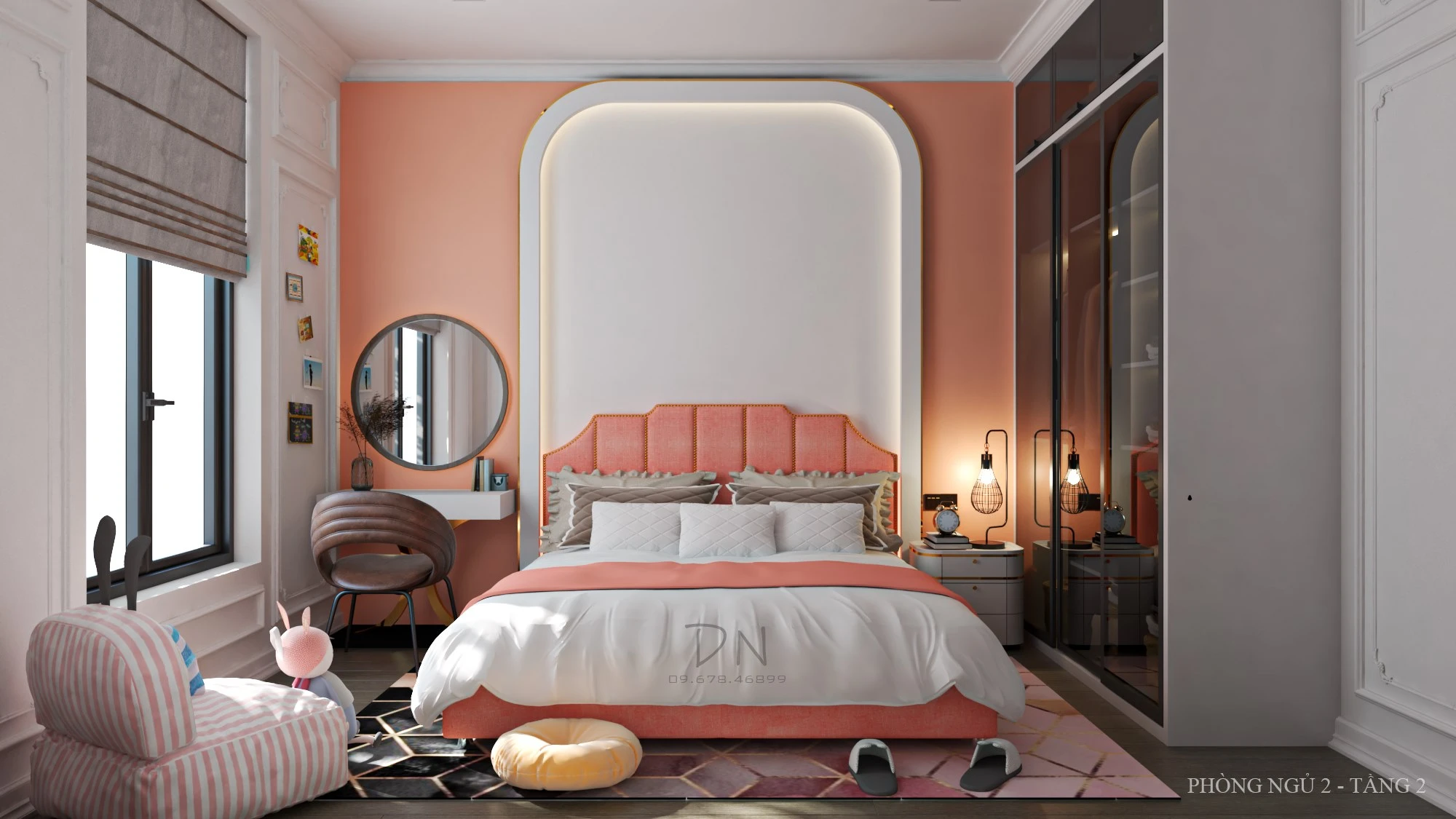 SketchUp Free Bedroom Modern Sketchup Scene Free Download ID 101000458 (Danh Nam)