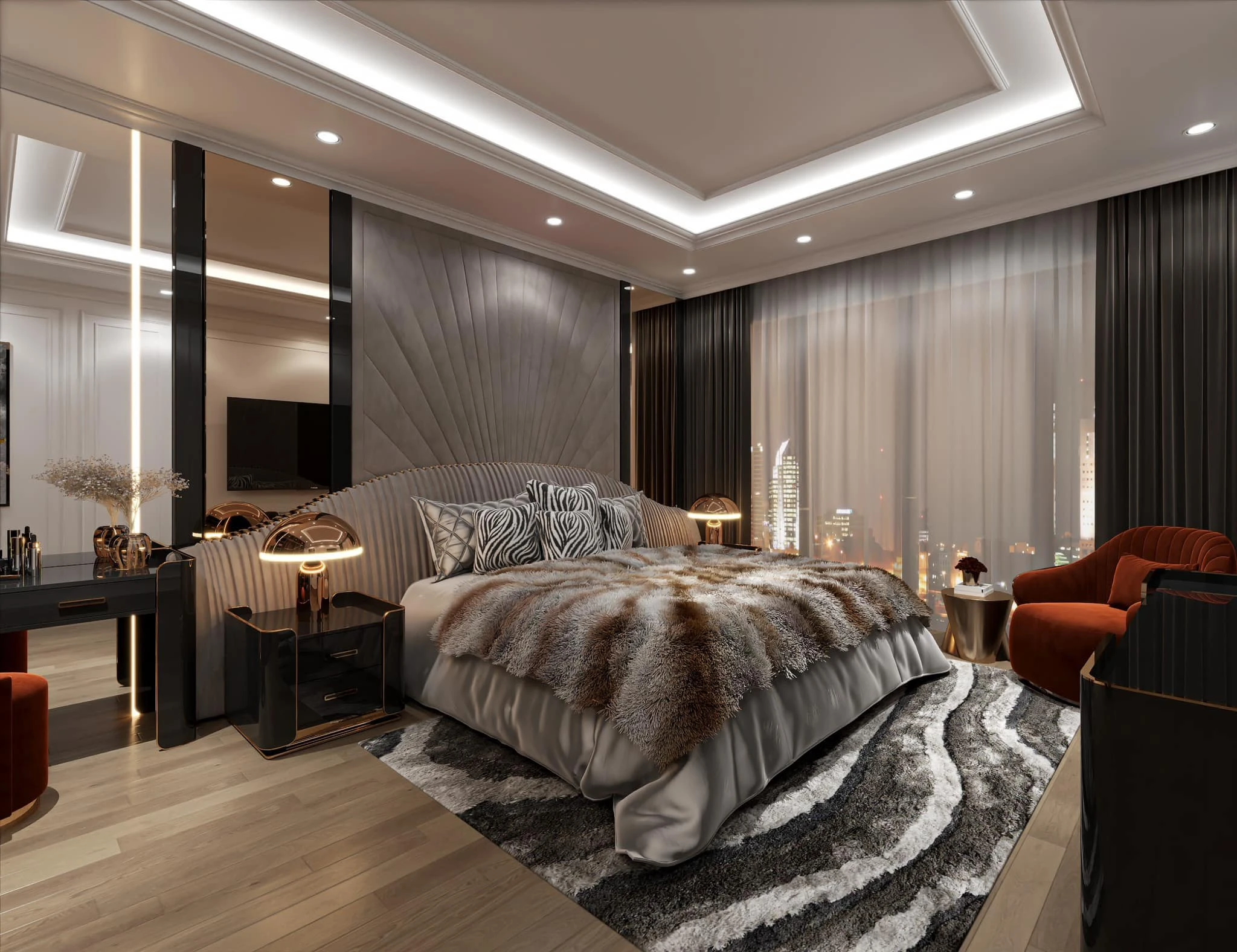 SketchUp Free Bedroom Modern Vantage Sketchup Model Free Download ID 101000730 (Quoc Khanh)