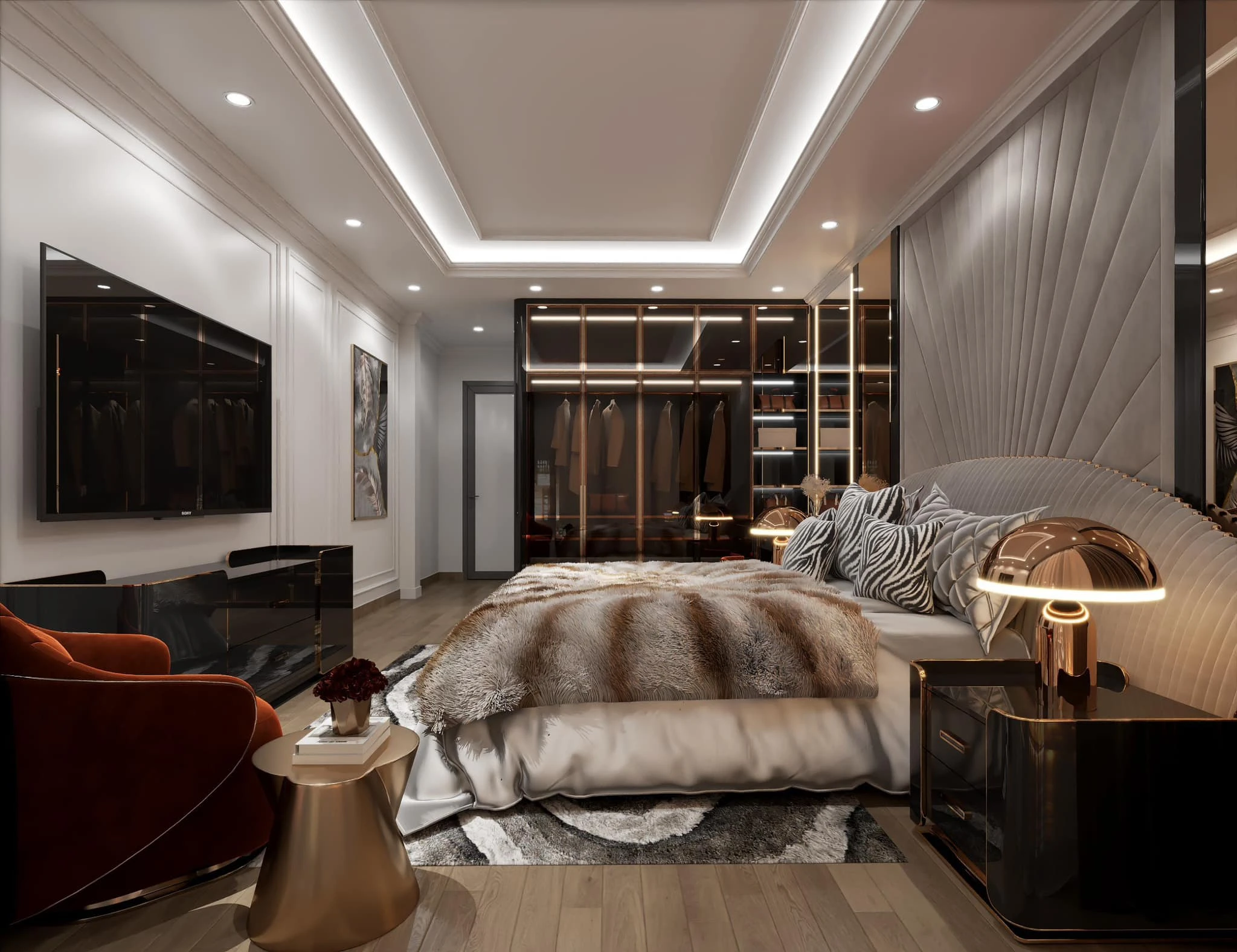 SketchUp Free Bedroom Modern Vantage Sketchup Model Free Download ID 101000730 (Quoc Khanh)