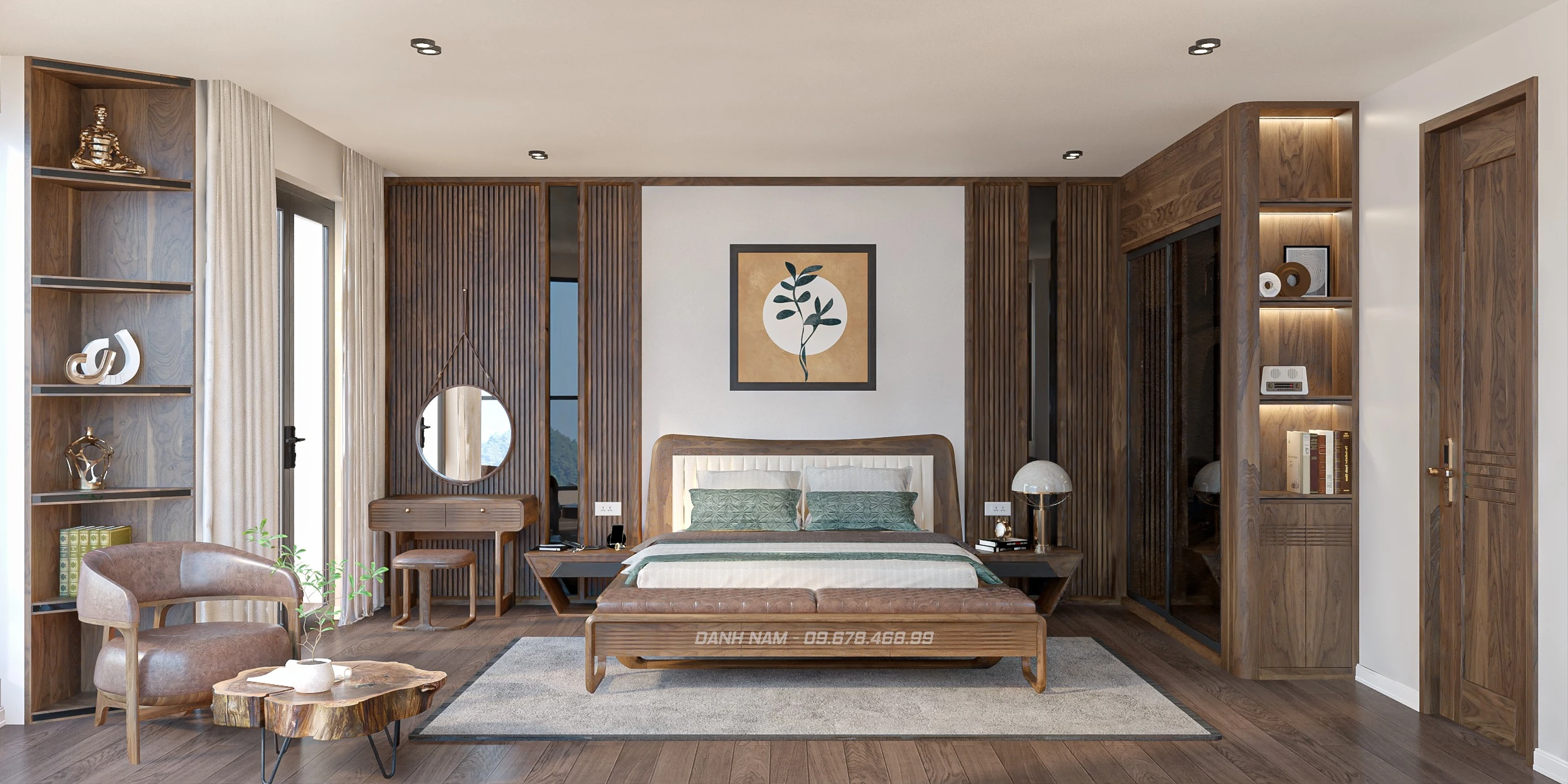 Bedroom Modern Vray Sketchup Free Model Download ID 101000571 (Danh Nam)