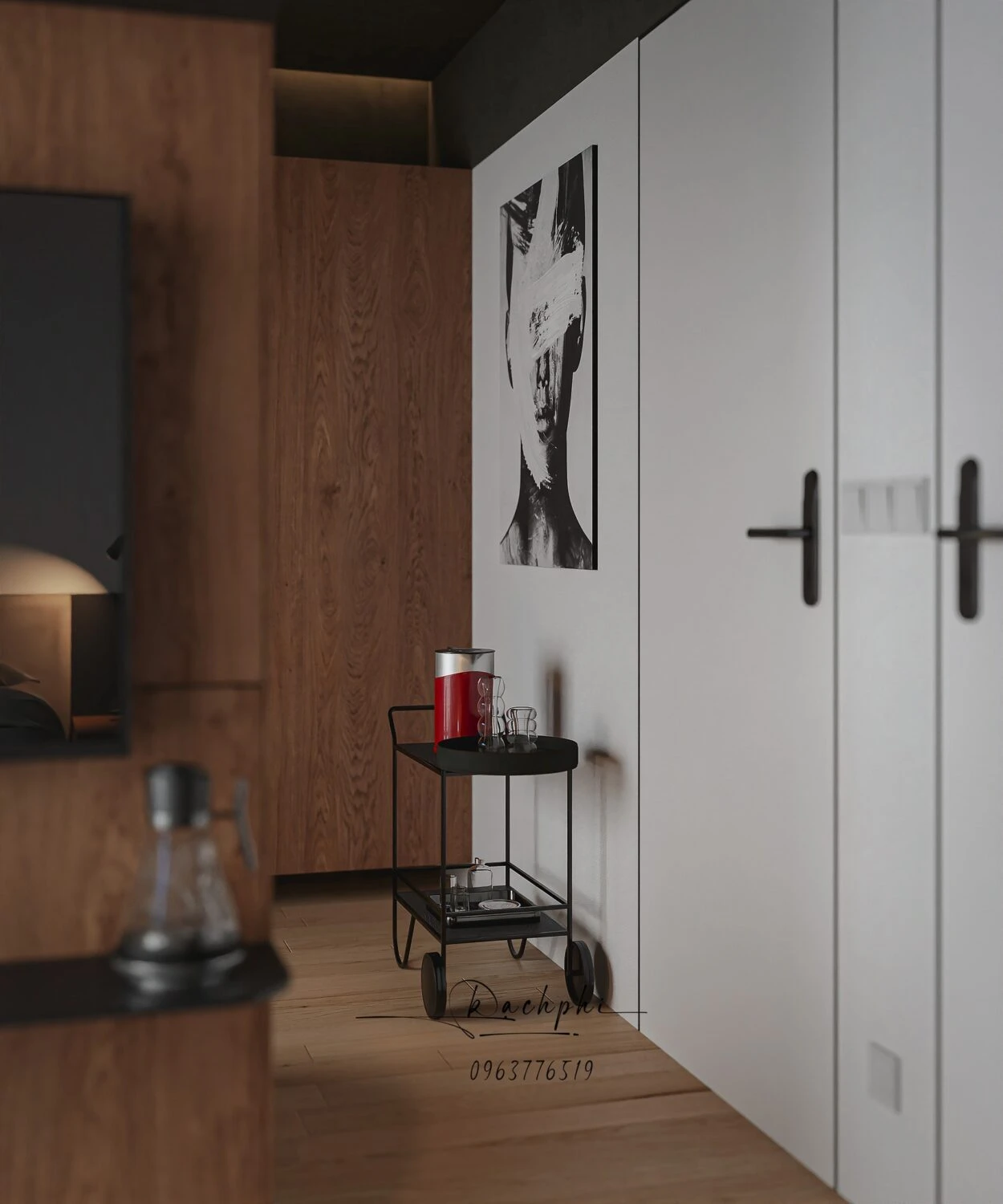 Bedroom Modern Vray Sketchup Free Model Download ID 101000711 (Phi Bach)