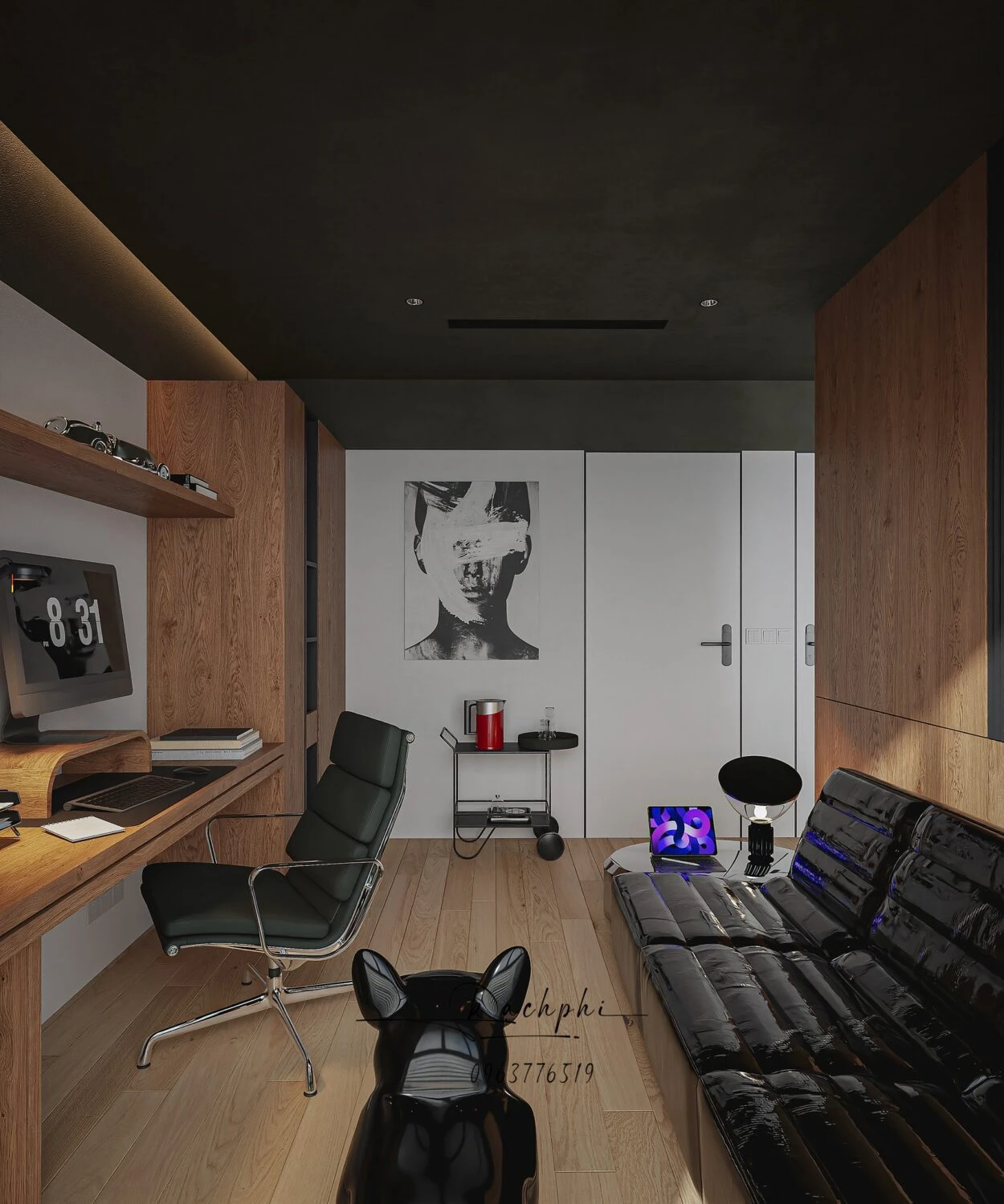 Bedroom Modern Vray Sketchup Free Model Download ID 101000711 (Phi Bach)