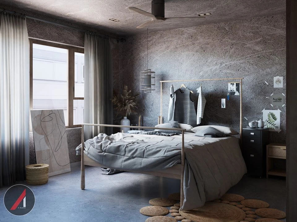 Bedroom Modern Vray Sketchup Model Download Free ID 101000347 (Tran Viet Hung)