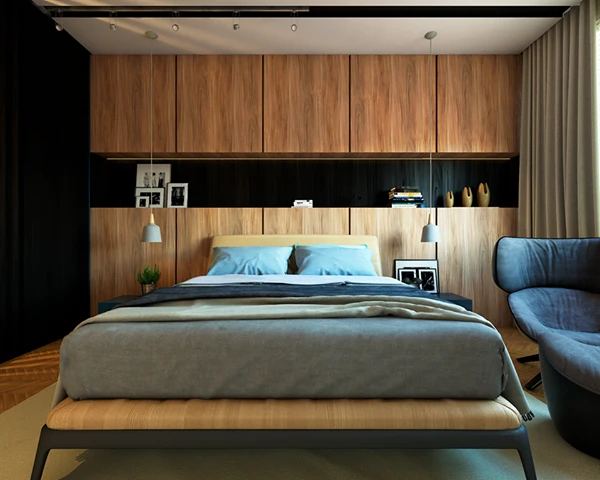 Bedroom Modern Vray Sketchup Model Free Download ID 101000221