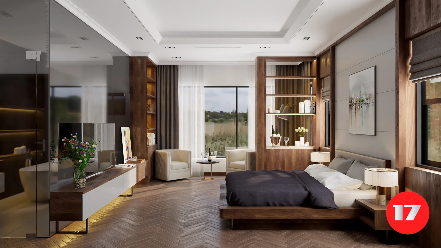 SketchUp Free Bedroom Modern Vray Sketchup Model Free Download ID 101000401 (Dao Van Yen)