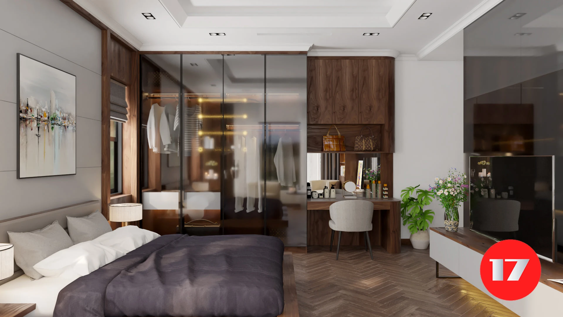 SketchUp Free Bedroom Modern Vray Sketchup Model Free Download ID 101000401 (Dao Van Yen)