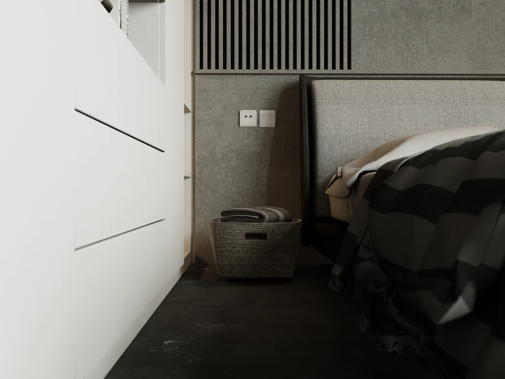 Bedroom Modern Vray Sketchup Scene Download Free ID 101000533 (Quoc Vi Phan Phan)