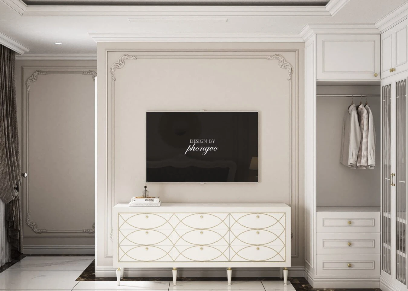 Bedroom Modern Vray Sketchup Scene Free Download ID 101000588 (Vo Le Phong)