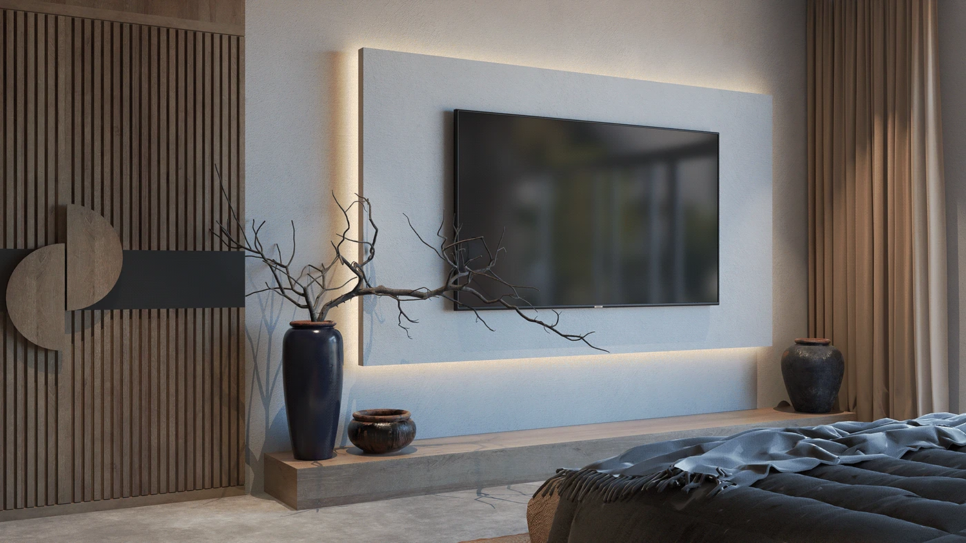 Bedroom Modern Vray Sketchup Scene Free Download ID 101000618 (Huu Khanh)